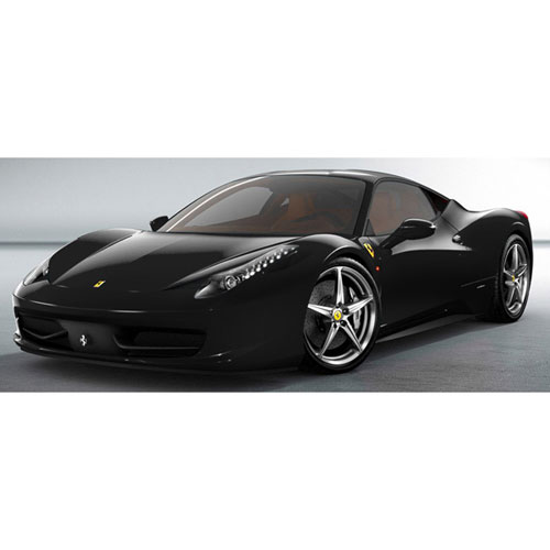 Hotwheels 1/18th Elite Ferrari 458 Italia Black [ DH9830 ] - NewsOnF1 USA 