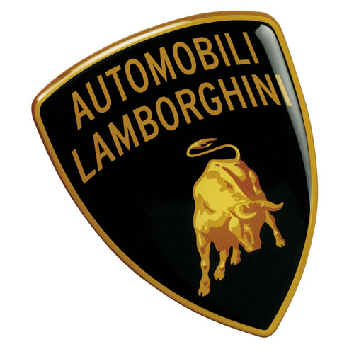 Lamborghini 3D Logo Sticker Click to enlarge