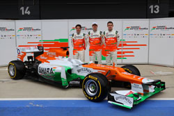 The 2012 Force India VJM (launched 3 February 2012)