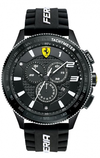 Ferrari Scuderia XX Chronograph Watch Black