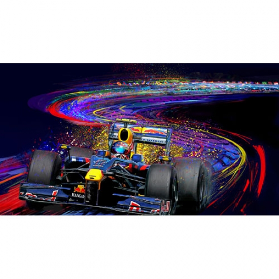 Singapore Sling Sebastian Vettel Canvas Print