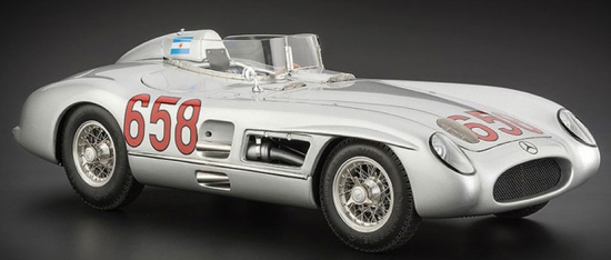 Mercedes Benz 300 SLR Juan Fangio Mille Miglia 1955 CMC 1:18th Model