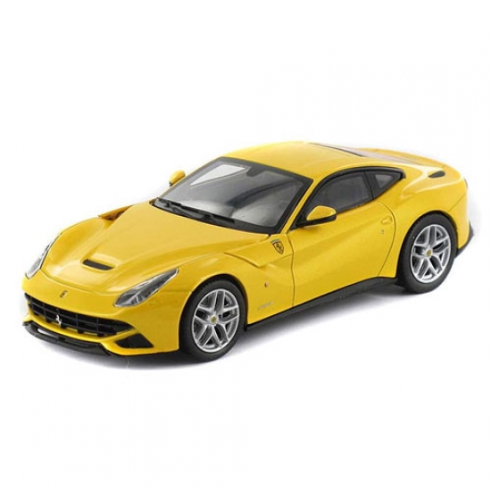 Ferrari F12 Berlinetta Yellow Hotwheels Elite 1:43rd Diecast