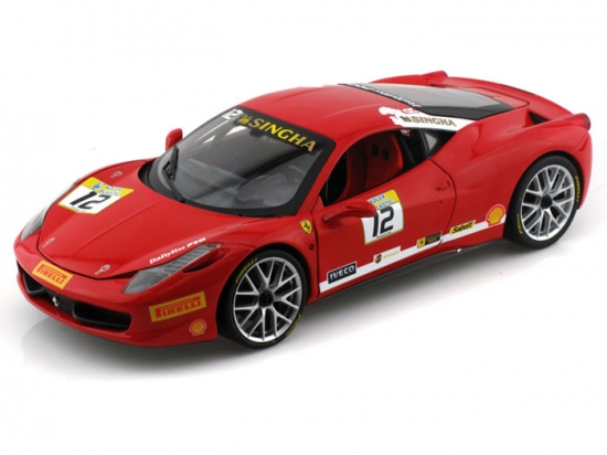 Ferrari 458 Challenge Red 1:18th Hotwheels