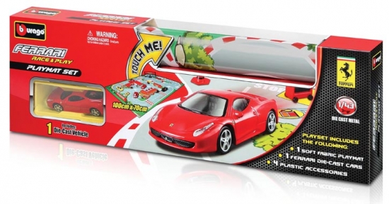 Ferrari Race and Play Playmat Bburago 1:43
