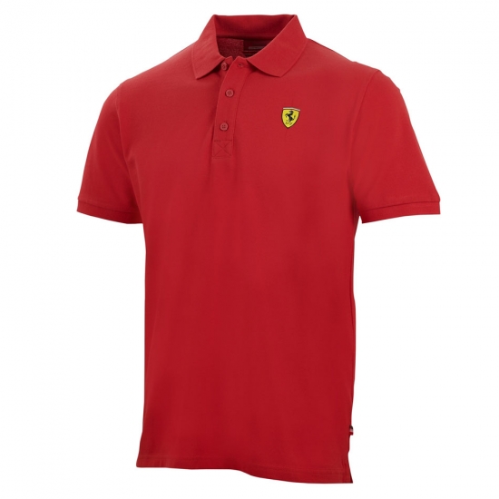 Ferrari Red Classic Shield Polo Shirt