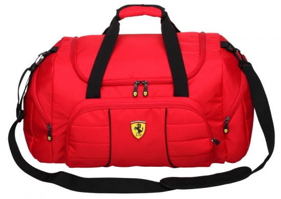 Ferrari Red Overnight Sports Bag