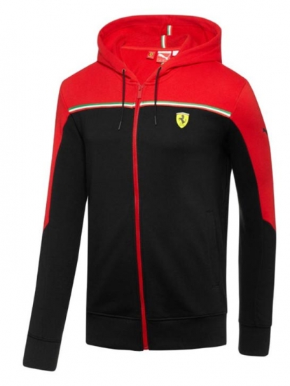 Puma Ferrari Black SF Sweat Jacket