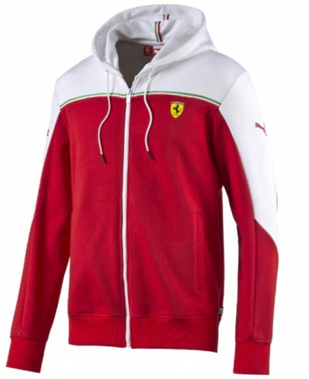 Puma Ferrari Red SF Sweat Jacket