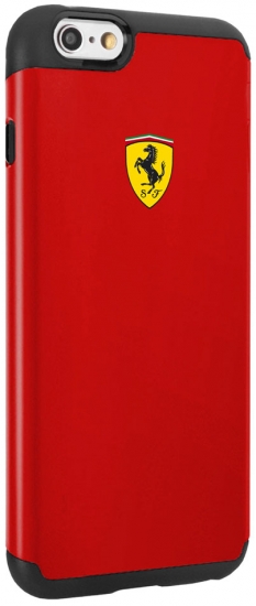 Ferrari iPhone 6/6S Plus Shockproof Red Case