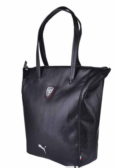 Puma Ferrari Black LS Shopper Bag