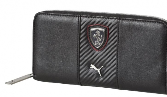 Puma Ferrari Black LS Ladies Wallet