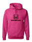 Honda Deep Pink Hooded Sweat Shirt