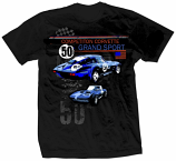 Corvette Grand Sport 1963 Retro Black Tee Shirt