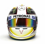 Lewis Hamilton Mercedes AMG F1 1:2 Helmet 2015