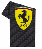 Ferrari Carbon Shield Fleece Blanket
