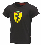 Ferrari Kids Black Shield Tee Shirt
