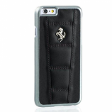 Ferrari 458 iPhone 6/6S Black Leather Case