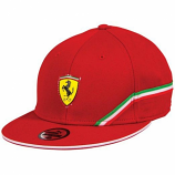 Puma Ferrari Red SF Flat Brim Hat