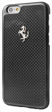 Ferrari iPhone 6/6S GT Carbon Fiber Black Case