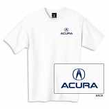 Acura White Logo Tee Shirt
