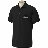 Honda Black H Logo Polo Shirt