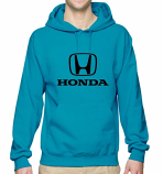 Honda Turquoise Hooded Sweat Shirt