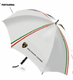Lamborghini Squadra Corse White Compact Umbrella