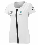 Mercedes AMG Petronas White Ladies Team Tee 2015
