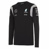 Mercedes AMG F1 Black Long Sleeve Tee