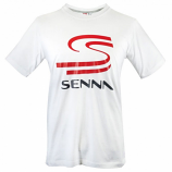 Ayrton Senna SS White Tee Shirt