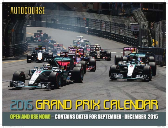 2016 Autocourse Grand Prix F1 Calendar