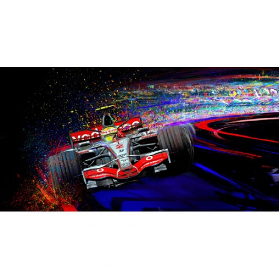 Hang a Lewy Lewis Hamilton Canvas Print