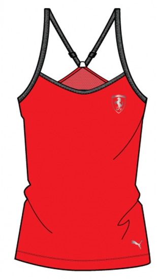 Puma Ferrari Ladies Red Tank Top
