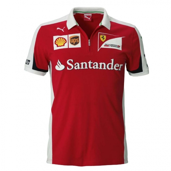 Puma Ferrari Red Team Polo Shirt 2015