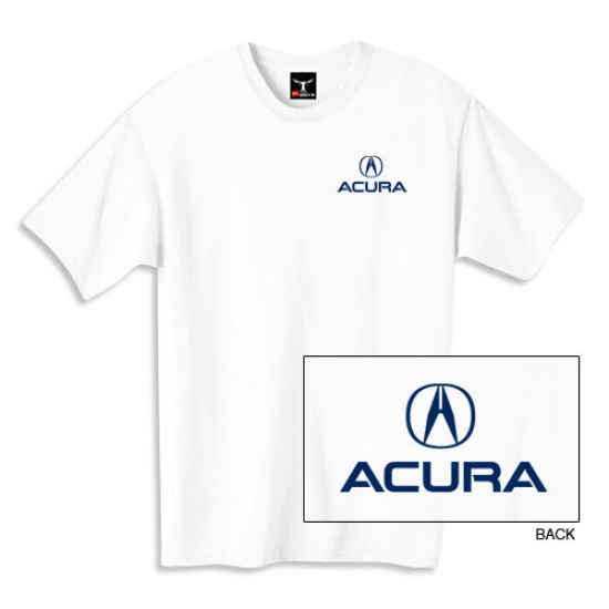 Acura White Logo Tee Shirt