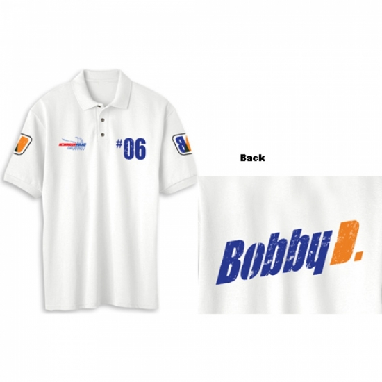 Newman Haas White Doornbos Sponsor Polo Shirt