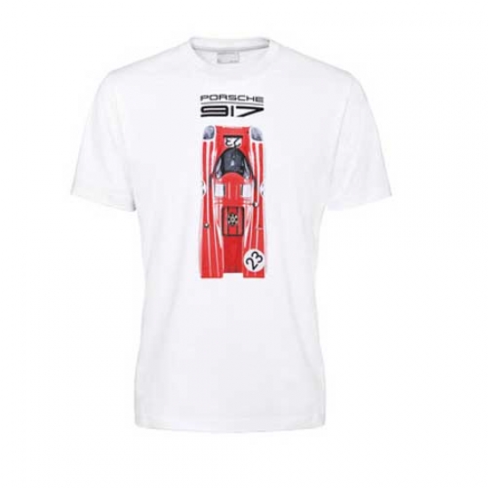 Porsche 917 White Car Tee Shirt
