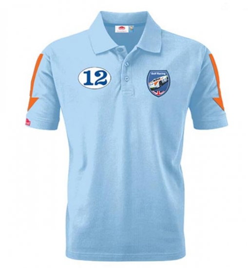 Hunziker 1970 Gulf Racing Polo Shirt