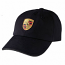 Porsche Crest Black Logo Hat