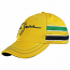 Ayrton Senna Yellow Helmet Hat