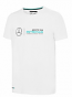 Mercedes AMG F1 White Logo Tee Shirt