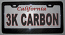 Carbon Fiber Car License Plate Frame