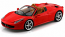Ferrari 458 Italia Spider Red Hotwheels Elite Diecast 1:18th Model