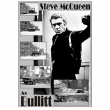 Steve McQueen Bullit Movie Poster