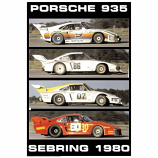 Porsche 935 Sebring 1970 Poster