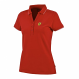 Ferrari Red Ladies Classic Polo Shirt