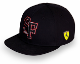 Ferrari Black SF Flatbrim Hat