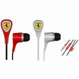 Ferrari Scuderia S100 Audio 1 Button Earphones