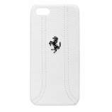 Ferrari iPhone 5 FF White Leather Case
